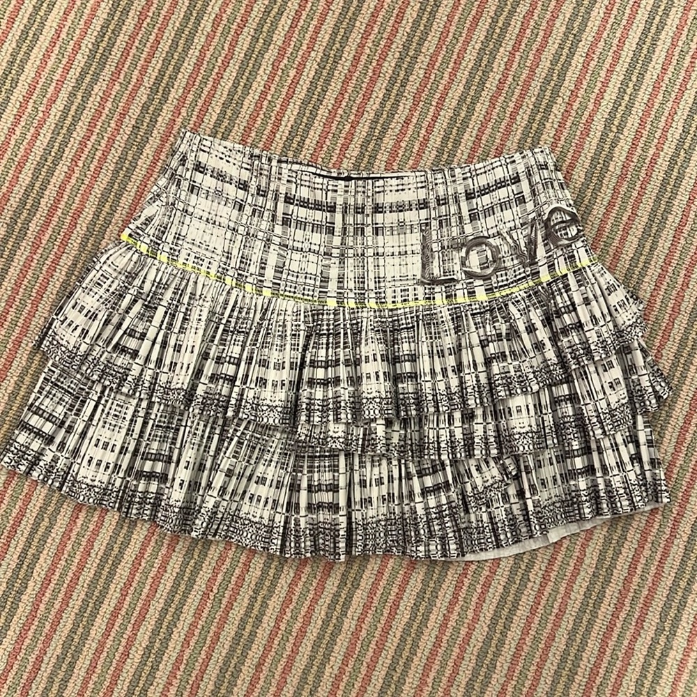 Lucky in love tennis skirt